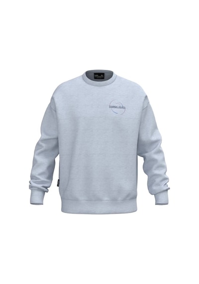 Mizuno Athletic Crew Neck Erkek Sweatshirt Gri Çok Renkli