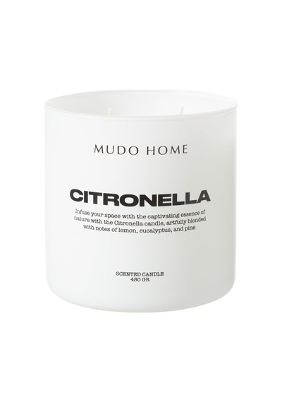 Cıtronella Mum 480gr Çok Renkli