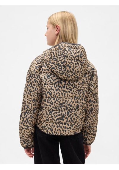 Gap V-frch Lw Logo Puffer Mont Çok Renkli
