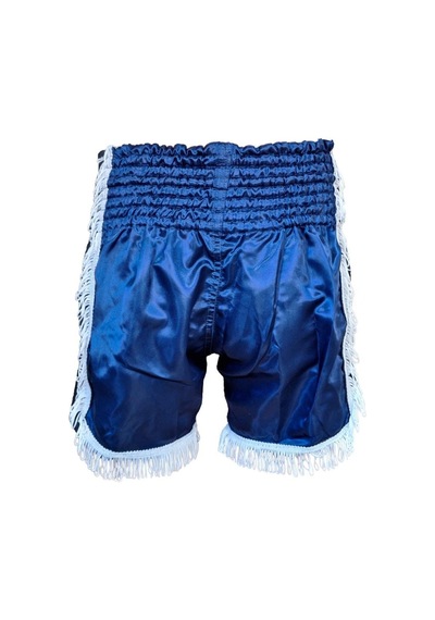 Dragondo Mt3020 Apache Muaythai Şortu Lacivert Püsküllü Nakışlı Muay Thai Şortu Lacivert