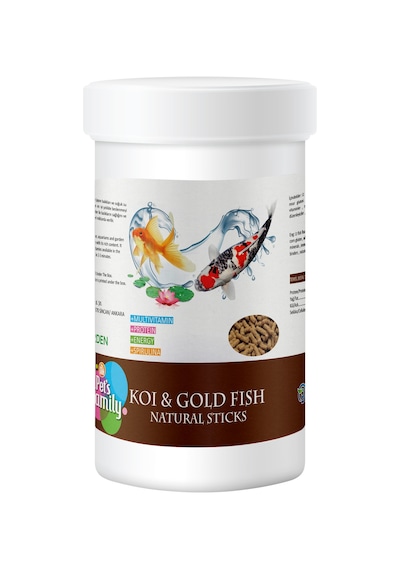 Ilkeshop Pets Famıly Koı & Gold Fısh Natural Stıcks 1l/100g X 2 Adet