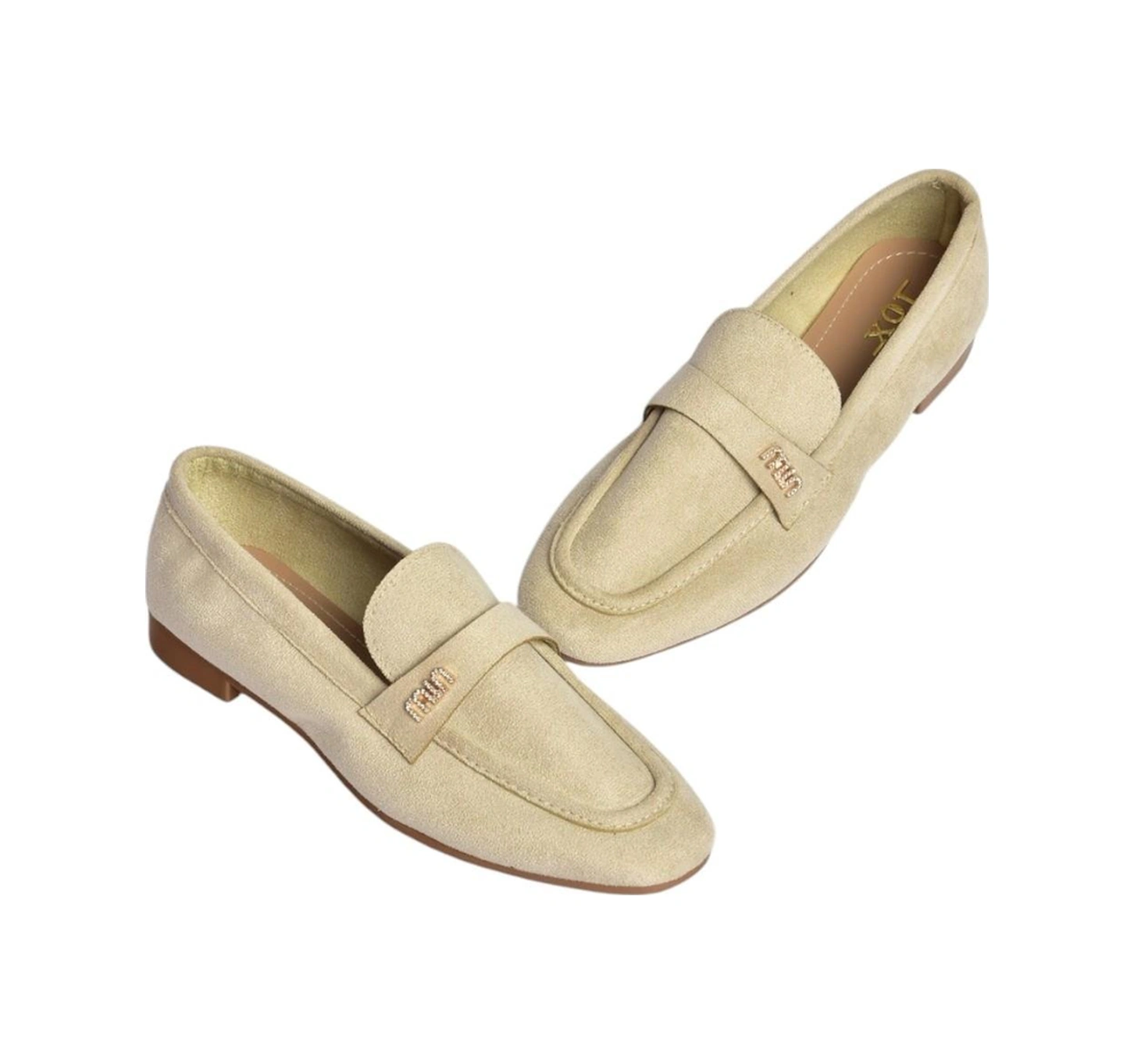Fox Shoes V250017502 Bej Süet Günlük Kadın Ayakkabı Bej-süet