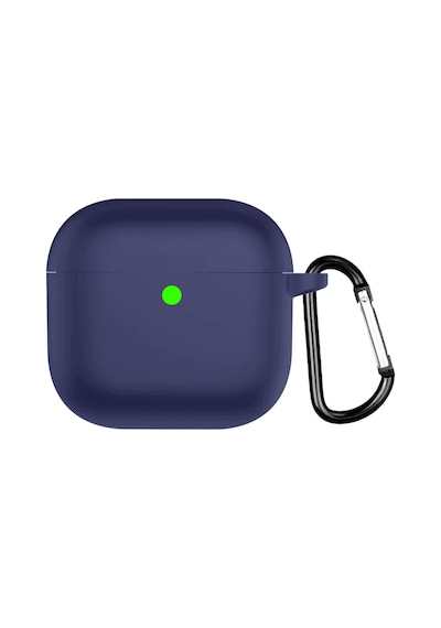 Airpods 3. Nesil İle Uyumlu Premium Lansman Serisi Kadife İç Astarlı Darbe Emici Silikon Kılıf Lacivert