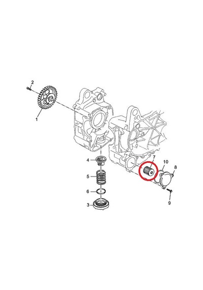 Yamaha Xmax 125 Yağ Filtresi 1S7-E3440-00