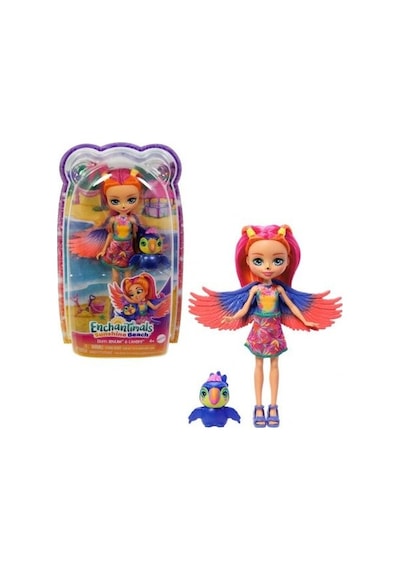 Enchantimals HRX83 Popüler Karakter Bebekler - Trippi Toucan