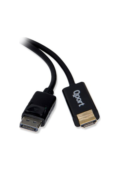 Qport Q-Dph Display Port M To Hdmi M Çevirici