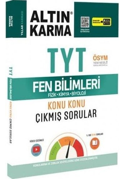 Tyt Fen Bilimleri Çıkmış Sorular - Altın Karma
