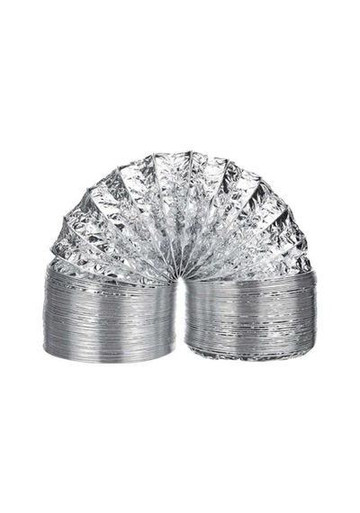 127 Mm Alüminyum Flex Aspiratör Borusu, Isıya Dayanıklı, Esnek