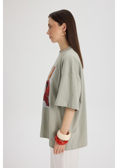 Mai Studios Co. Theory Oversize Gri T-shirt Gri
