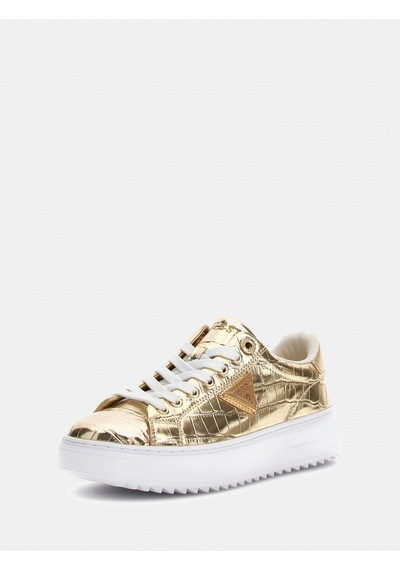 Guess Denesa Kadın Sarı Sneaker Flfd15pel12-platı Sarı