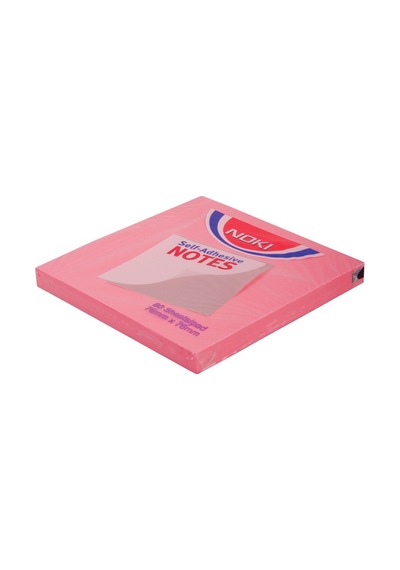 Noki Yapışkanlı Not Kağıt 76x76 A.pembe 12166