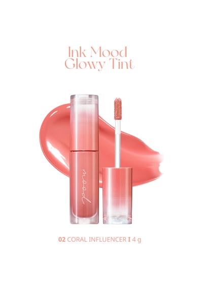 Peripera Ink Mood Glowy Tint 02  Coral Influencer