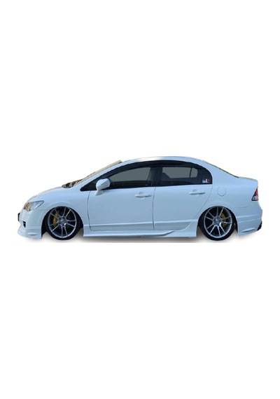 Honda Civic Fd6 Uyumlu Mugen Rr Yan Marşpiyel Plastik Sportif & Dayanıklı