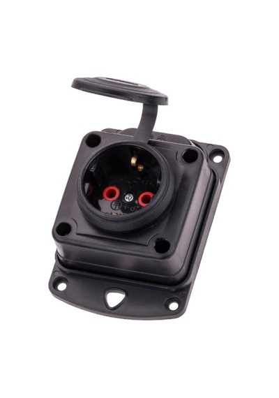 Byes 1x16a 2p+e 250v Kauçuk Duvar Prizi Ip44