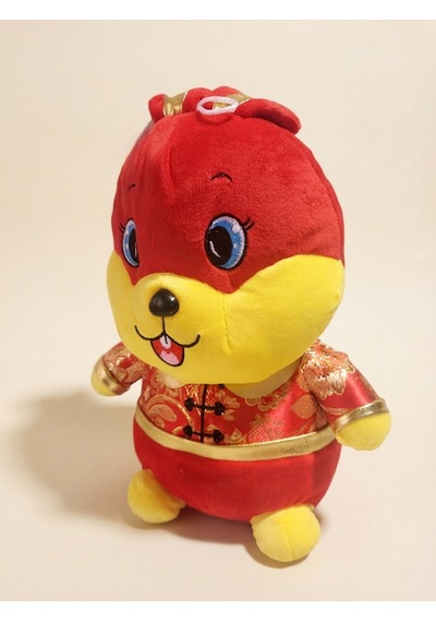 Peluş Tavşan Kırmızı-40 Cm