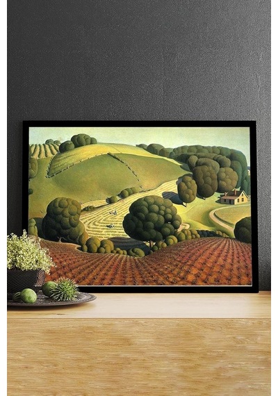 Young Corngrant - Grant Sanatsal Çerçeveli Tablo 50 X 70