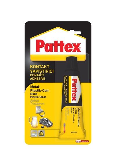 Tr Şeffaf Poliüretan Kontakt Yapıştırıcı, Metal-plastik-cam, 50 Ml