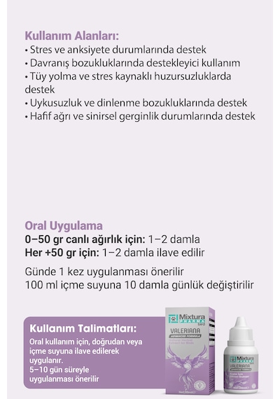Mixtura Pharma Bird Valerıana