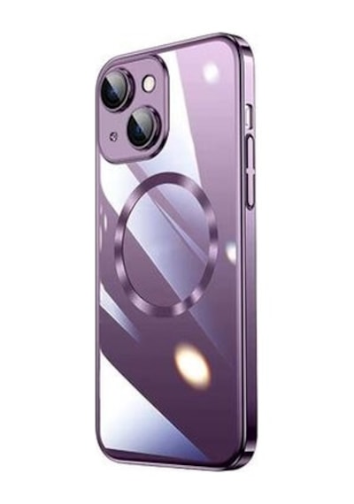Teleplus Apple Uyumlu iPhone 14 Plus Kılıf Wireless Şarj Özellikli Sert Pc Riksos M-safe Kapak