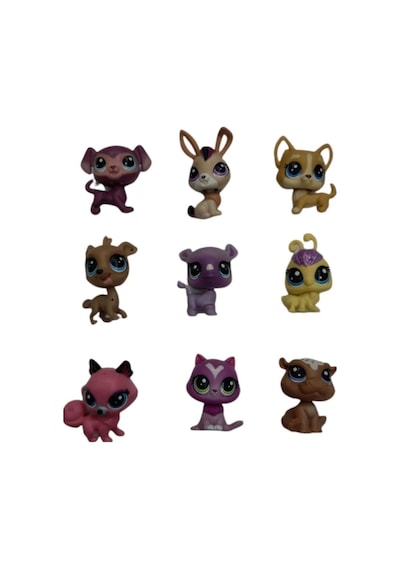 Minişler Pet Shop Miniş Oyuncak Karakterleri Littlest Pets Shop 12'Li