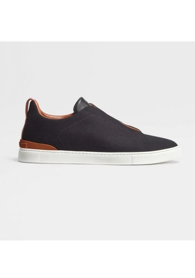 Erkek Deri Sneaker Siyah Kahverengi Ve Beyaz Kahverengi Beyaz
