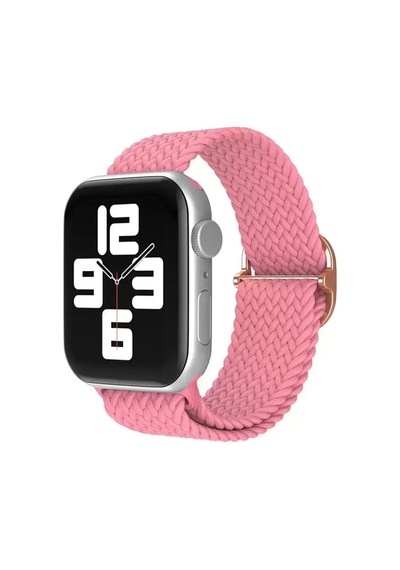 Newface Apple Watch Uyumlu 38mm Star Kordon - Pembe
