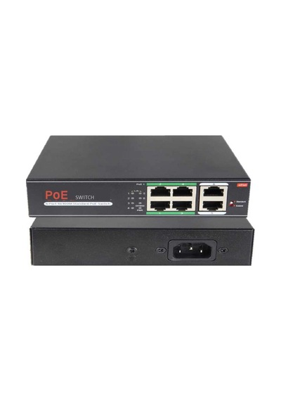 4 2 Ports Poe Switch 1 4 Ports Kablo Desteklemesi Şartı İle Poe