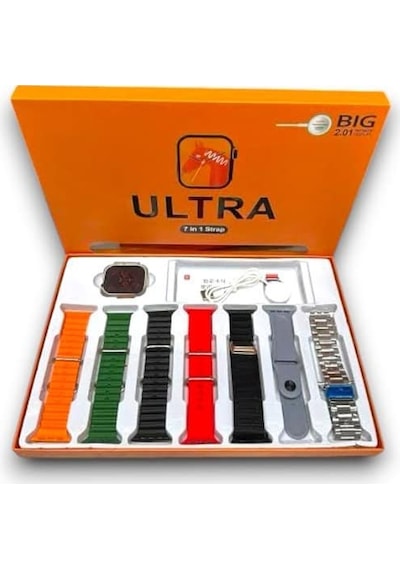 Northcity Watch 8 Ultra 7 Kordonlu Akıllı Saat - 2.05" Ekranlı Spor Ve Sağlık Takibi