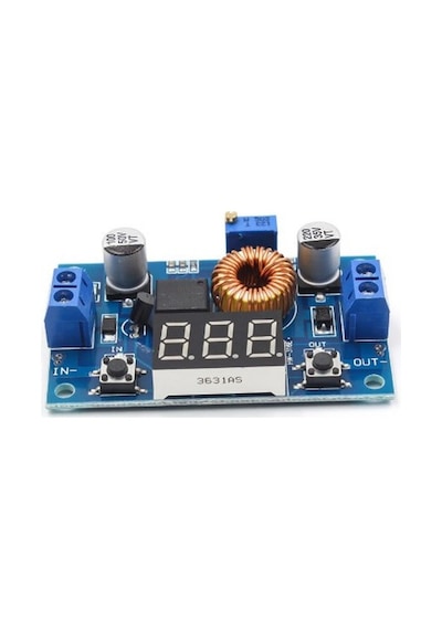 Xl4015 5a Dc-dc Step Down Ayarlanabilir Voltaj Regülatörü Voltmetreli Buck Dönüştürücü Modülü 4-38v