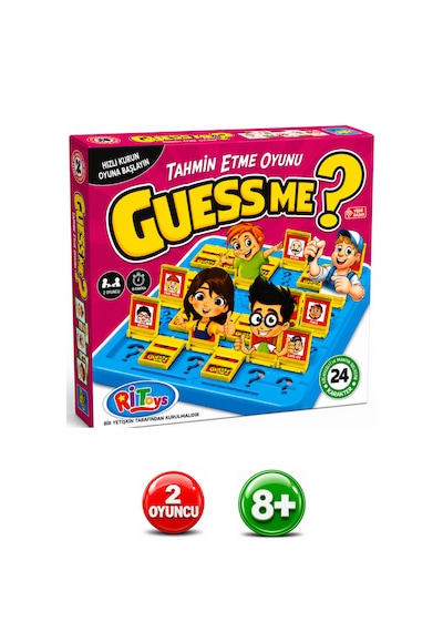 Guess Me - Bil Bakalım - Who Who Oyunu - Gizli Karakteri Bul Eğlenceyi Katla