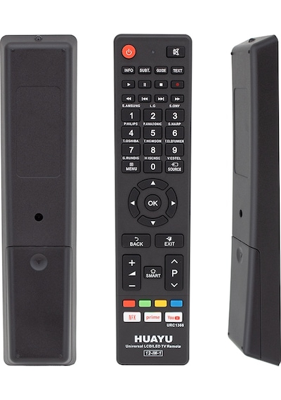 Huayu Urc1366 12ın1 Netflıx Prıme Youtube Tuşlu Unıversal Blisterli Akıllı Kumanda