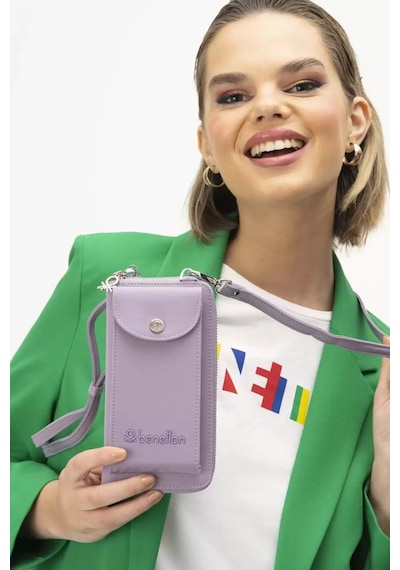 United Colors Of Benetton Lila Omuz Askılı Kadın Cüzdan/çanta Bnt-1213