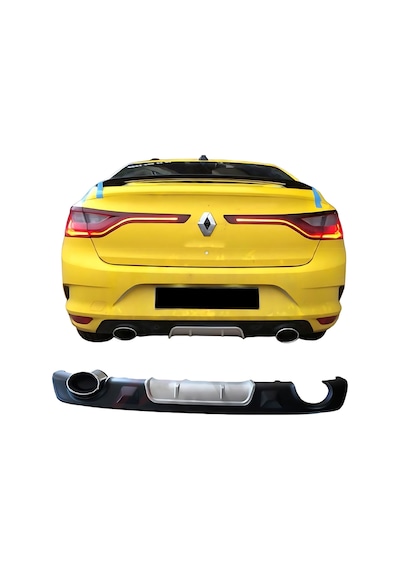 Renault Megane Uyumlu 4 2016+ Difüzör Silver Parça