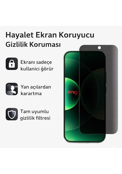 Xiaomi 17 Hayalet Ekran Koruyucu 9h Nano Anti Spy