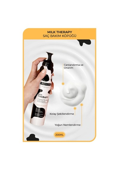 Morfose Mılk Therapy Kremsi Saç Bakım Köpüğü 200ml