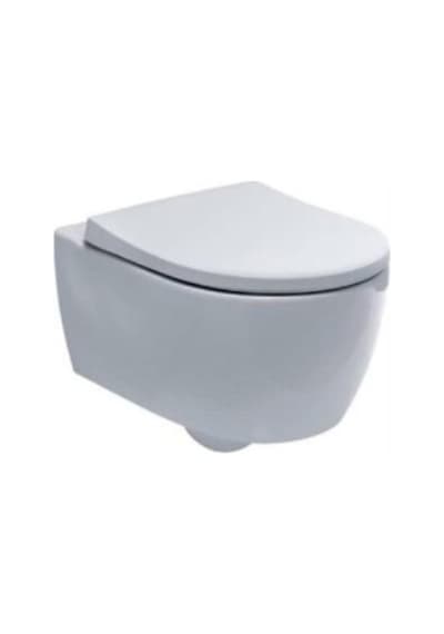 Geberit İcon Rimfree Soft Slim Asma Klozet Ve Kapak Takımı, Beyaz