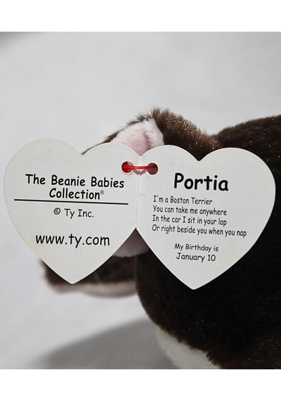 Beanie Babies Gabe Terrier 15 Cm. 001 - Beyaz