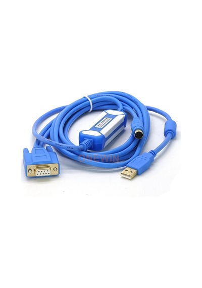 Uc-prg020-12a Delta Usb Plc Programlama Kablosu Round 8 Pin Db9 Hmi Text Panel