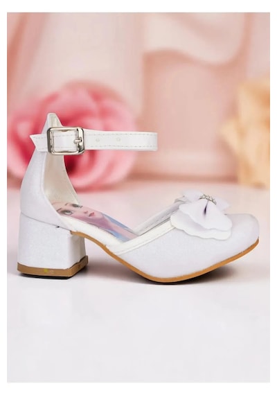 Nese Shoes Kız Çocuk Prenses Topuklu Ayakkabı Sedef