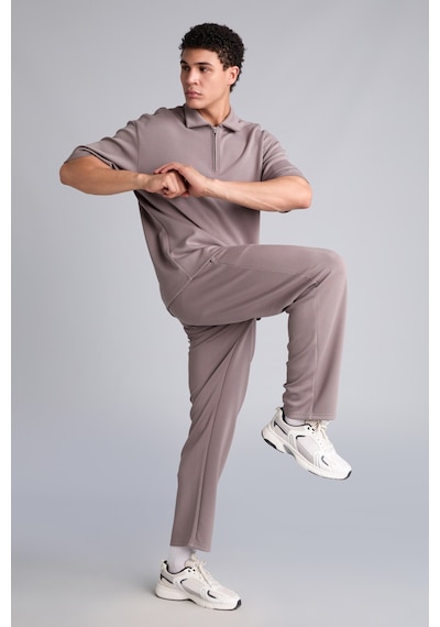Defacto Ultra Yumuşak Standart Fit Elastik Bel Ön Dikiş Detaylı Modal Jogger Pantolon H6167ax26augr539 Gri-gr539