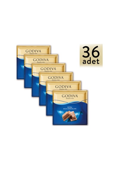 Godiva Bol Sütlü Kare Çikolata 36 x 60 G