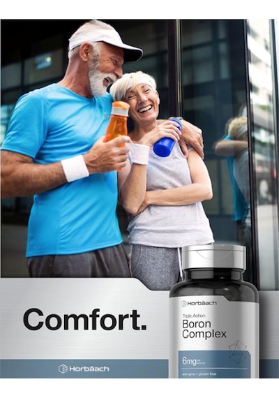 Horbäach Triple Boron Complex 6 Mg 300 Tablet Vegetarian, T...