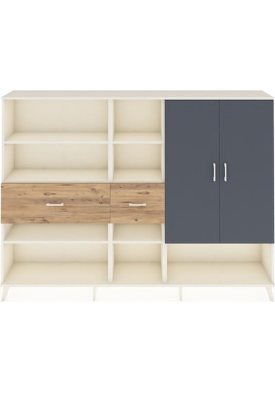 Arges Dolap 10 Raflı 2 Çekmeceli 2 Kapaklı 220x30x163 Aytaşı-antr Aytaşı-antrasit/çam Arges Dolap 10 Raflı 2 Çekmeceli 2 Kapaklı 220x30x163 Aytaşı-antr Aytaşı-antrasit/çam