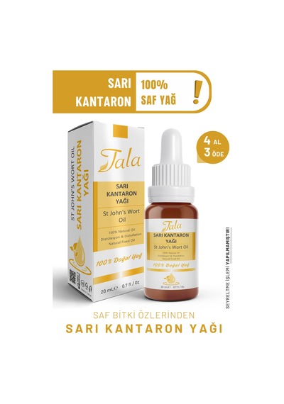 Tala Sarı Kantaron Yağı %100 Saf Ve Doğal Soğuk Sıkım 20 ML