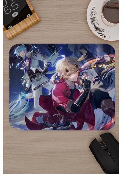 Thoma Genshin Impact Anime Oyuncu V4 - 22x18 Gaming Mouse Pad Fare Altlığı