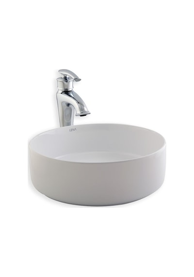 Eva Banyo Lena E-4040 Tezgah Üstü Porselen Lavabo