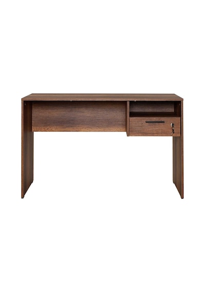 Adoremobilya Concept Kilitli Çekmeceli Çalışma Masası - Oslo Ceviz Oslo Ceviz