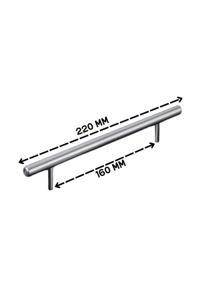 Keijo Inox 160mm Paslanmaz Kulp Mobilya, Dolap Kulbu, Kulp Modeli - Keıjo 160mm İnox