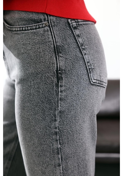 Gri Straight Jean 1005 Gri