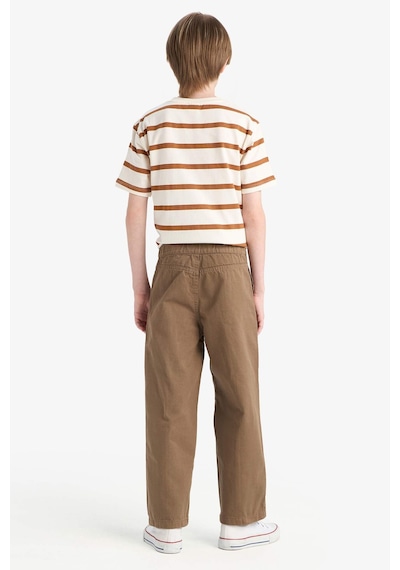 DeFacto Erkek Çocuk Loose Fit Beli Lastikli Twill Pantolon D9850A825SPBG80